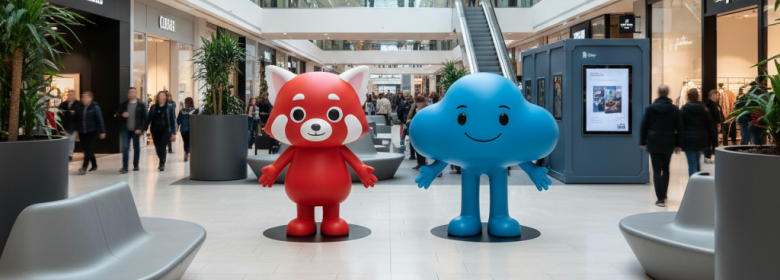 Projetos em fibra de vidro para ambientes comerciais